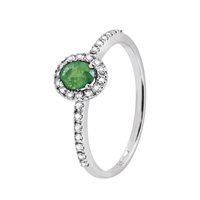 Anello Salvini Donna Dora in Oro bianco Smeraldo 0.30 Ct 20084630 - 20084630